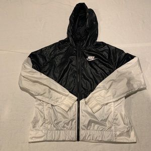 Black and White Nike Windbreaker